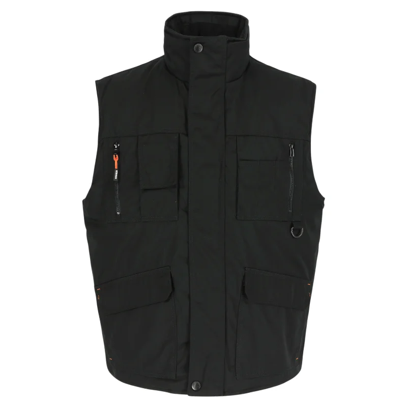 Herock Donar bodywarmer in zwart