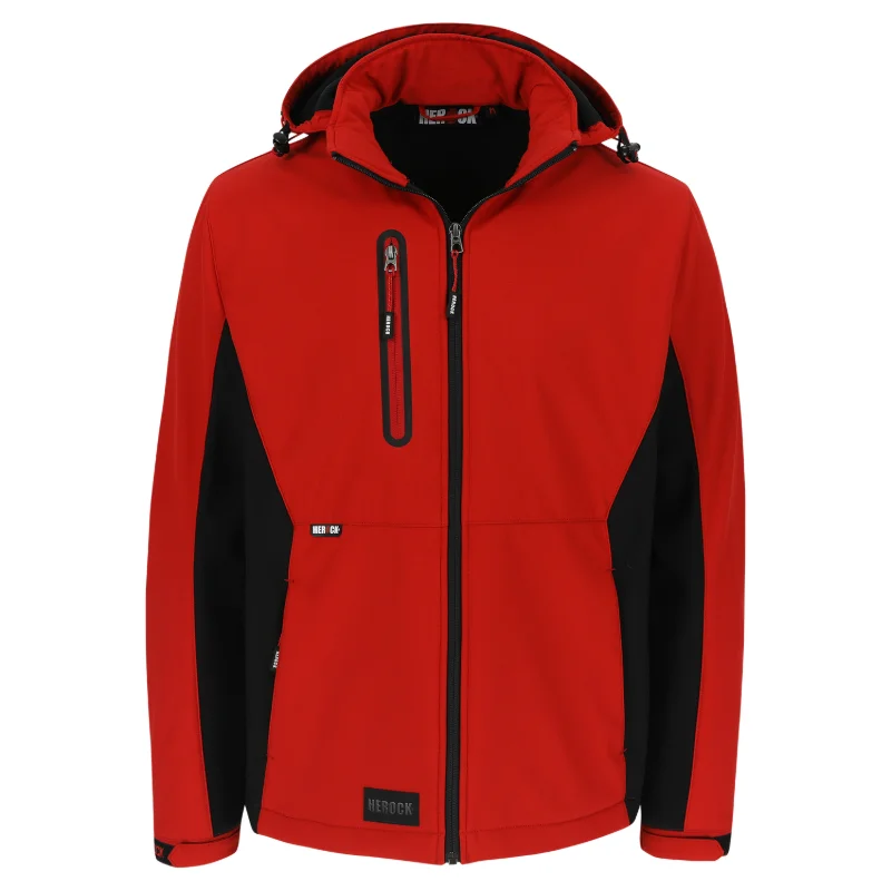 Herock Trystan softshell jas in rood