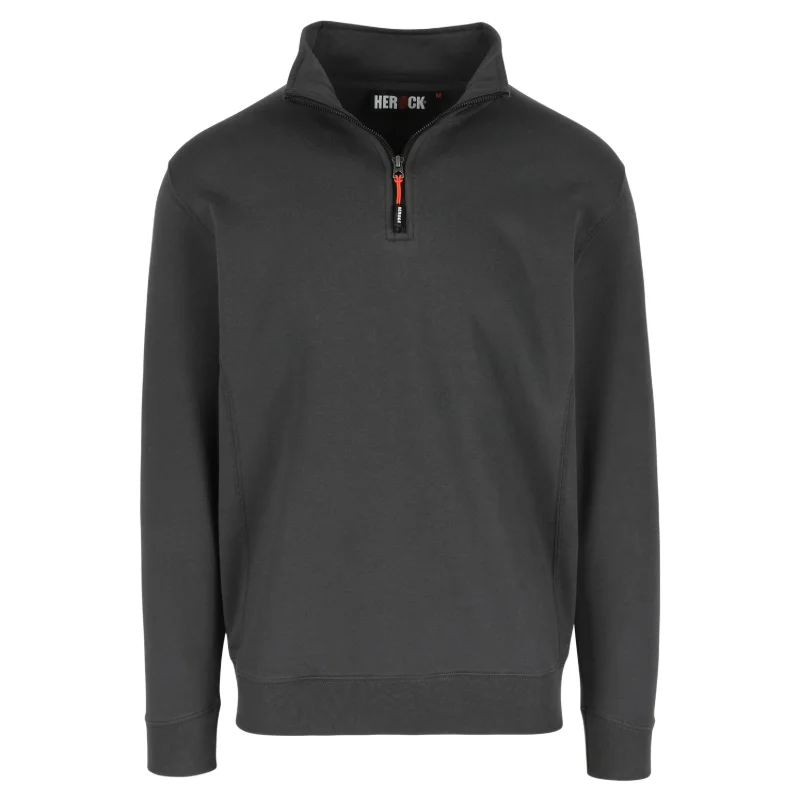 Herock Vigor fleece sweater in antraciet