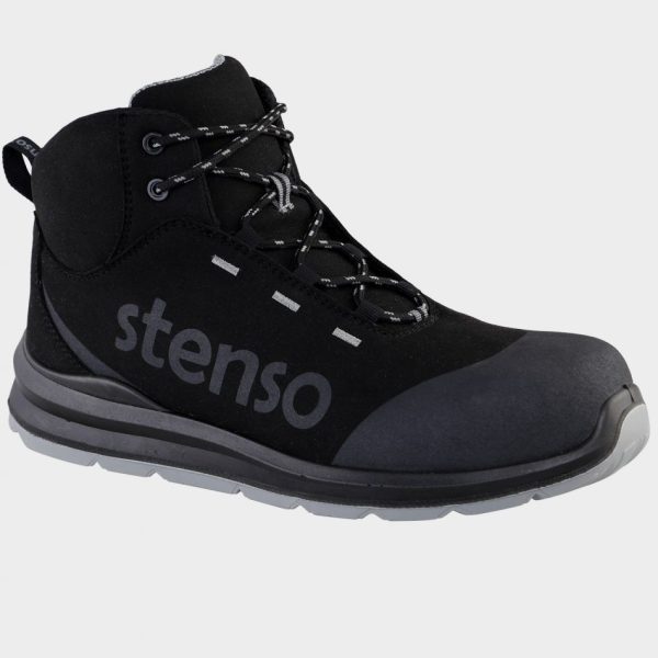 Jett zwarte mid werkschoenen/werklaarzen S1PL