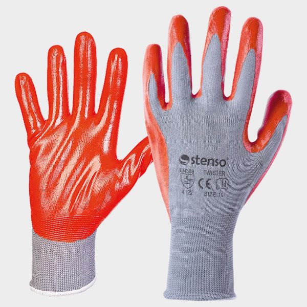 Twister nitril gecoate handschoenen